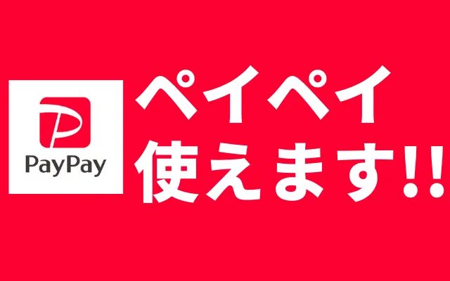 ペイペイ使えます